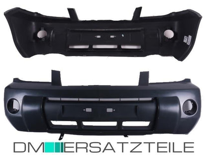 Nissan X-Trail T30 Stoßstange vorne Bj 05-07 für Nebelscheinwerfer vorb. Schwarz