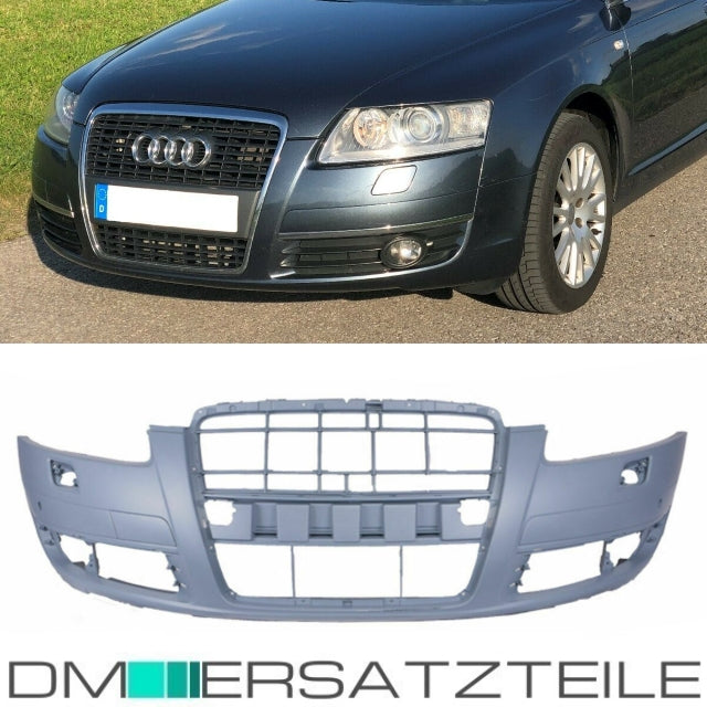 Audi A6 4F Stoßstange vorne Bj 04-08 für PDC/SRA grundiert Limousine Avant