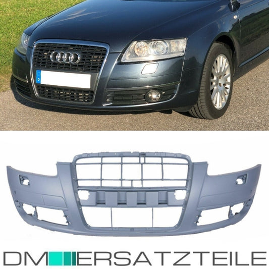 Audi A6 4F Stoßstange vorne Bj 04-08 für PDC/SRA grundiert Limousine Avant