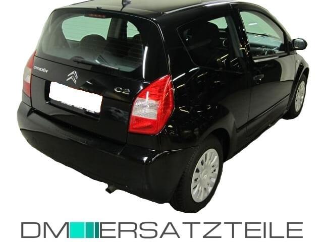 CITROEN C2 Stoßstange hinten Bj 03-10 grundiert nicht für Modell VTR-VTS