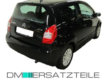 CITROEN C2 Stoßstange hinten Bj 03-10 grundiert nicht für Modell VTR-VTS