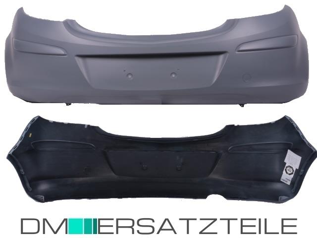 Opel Corsa D Stoßstange hinten 5-Türer 06-14 grundiert ohne PDC EU-WARE PREMIUM
