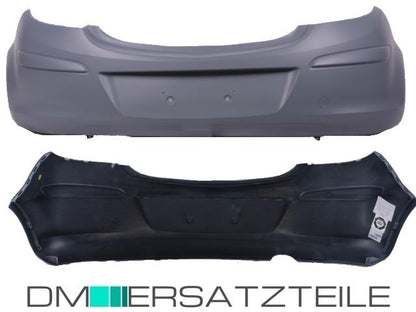 Opel Corsa D Stoßstange hinten 5-Türer 06-14 grundiert ohne PDC EU-WARE PREMIUM