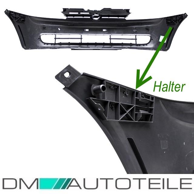 Opel Corsa C Combo Stoßstange vorne Bj 00-03 Schwarz aus ABS