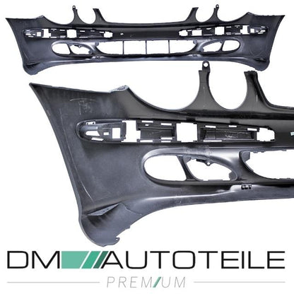 Mercedes W211 Stoßstange vorne 02-06 für Classic/Elegance Modelle ohne SRA/PDC  grundiert