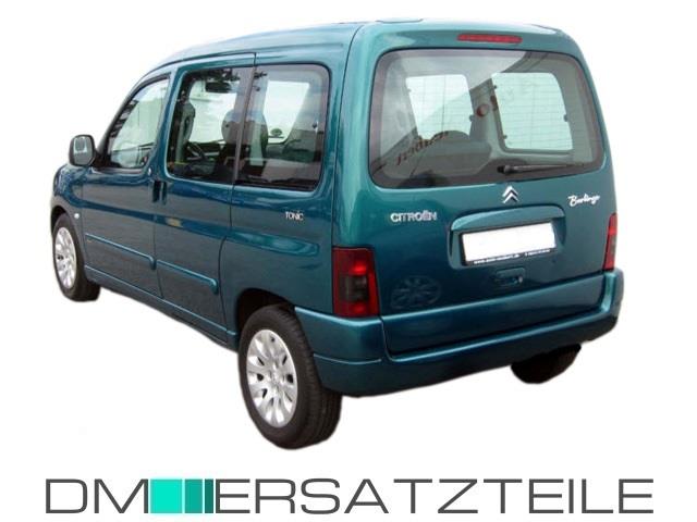 Citröen Berlingo Stoßstange hinten Bj 97-08 grundiert schwarz ohne Zierleisten