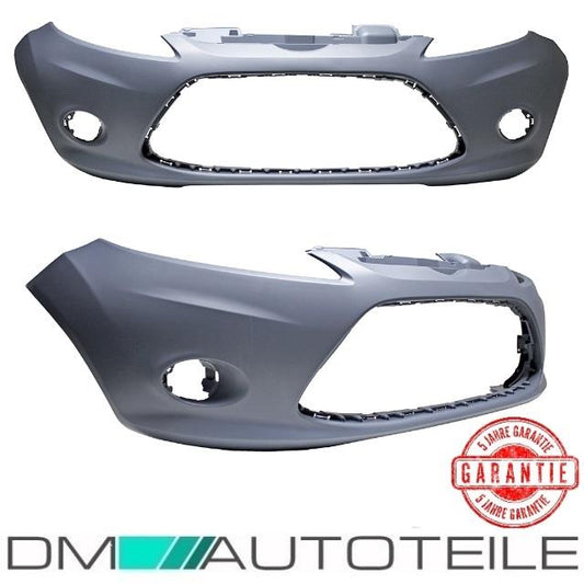 Ford Fiesta VI JA8 Stoßstange vorne Bj 08-12 grundiert für Nebel Modelle