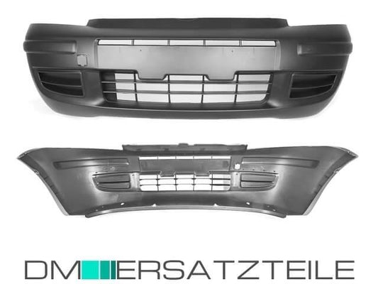 Fiat Panda 169 Stoßstange vorne Bj 03-12 schwarz incl.Leisten mit Grundträger
