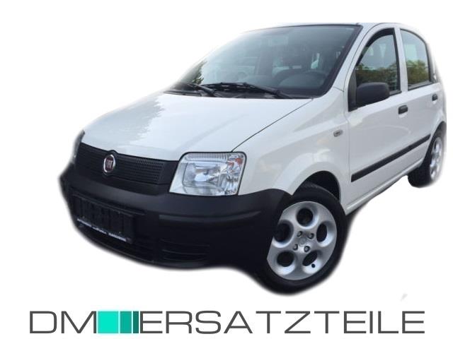 Fiat Panda 169 Stoßstange vorne Bj 03-12 schwarz incl.Leisten mit Grundträger