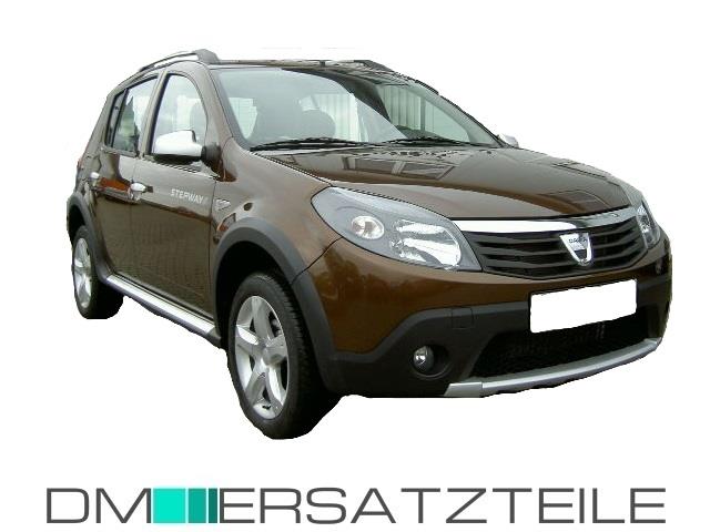Dacia Sandero Stoßstange vorne Bj 08-12 lackierbar ohne NSW Schwarz