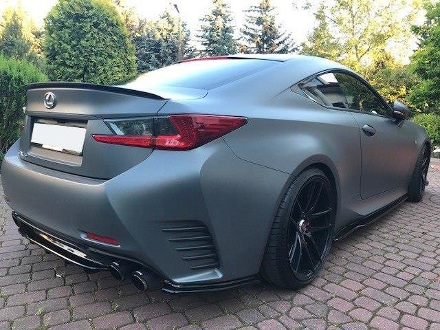 Spoiler CAP für Lexus RC  schwarz matt