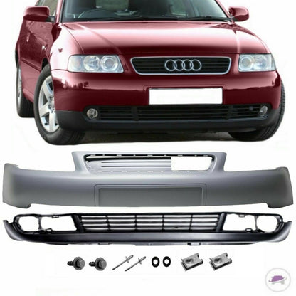 Audi A3 8L Stoßstange oben + unten Bj 00-03 Facelift + Montagematerial