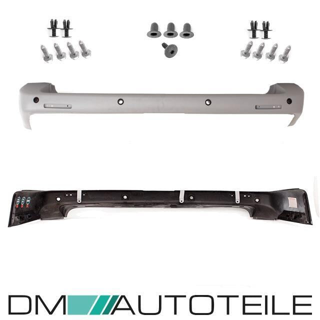 für VW T5 Transporter Multivan Stoßstange hinten PDC grundiert MONTAGEKIT 03-12