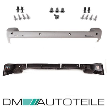 für VW T5 Transporter Multivan Stoßstange hinten PDC grundiert MONTAGEKIT 03-12