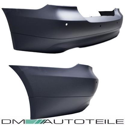 Stoßstange hinten mit PDC glatt lackierfähig passend für BMW E90 ab 2005-09/2008