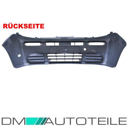 Opel Vivaro Stoßstange vorne Grau 01-06 ohne Nebelscheinwerfer
