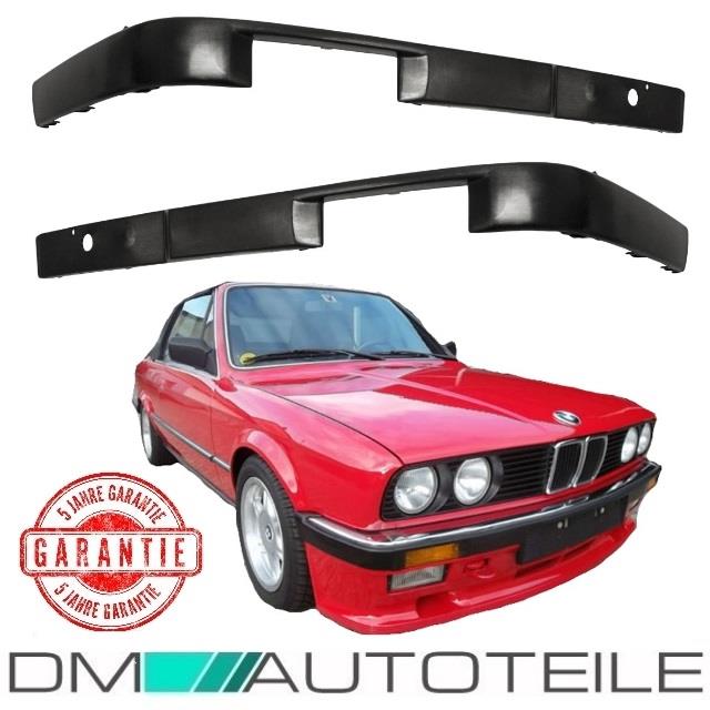 SET Stoßstangenleiste vorne (LINKS & RECHTS) passt für BMW E30 Facelift 09/87 >