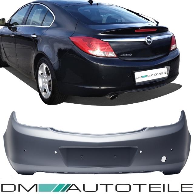 Opel Insignia A Limousine Stoßstange hinten für PDC bj.08-13 grundiert