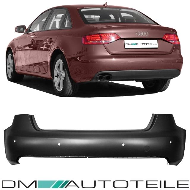 Audi A4 B8 Limousine Stoßstange hinten für PDC ab 2007-2011
