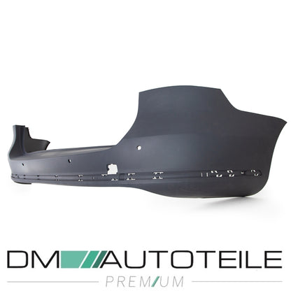 Stoßstange hinten grundiert 4x PDC + Chromleisten Set 3-teilig passt für VW Passat Variant ab 2011-2014