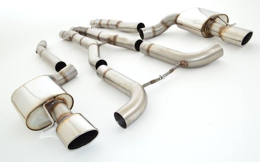 Friedrich Motorsport 2x90mm Duplex-Rennsportanlage Audi RS6 4F Quattro