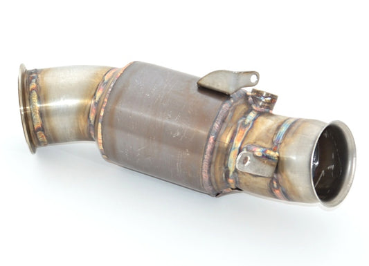Friedrich Motorsport 90mm Downpipe mit 200 Zellen HJS Sport-Kat. Edelstahl