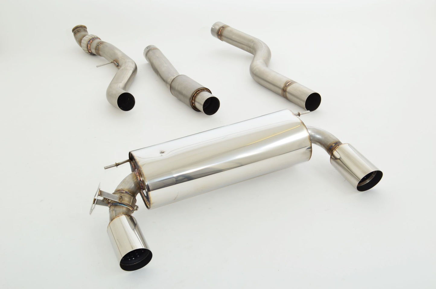 Friedrich Motorsport 90mm Duplex-Anlage Edelstahl