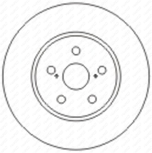 MAPCO Bremsscheibe Vorderachse  45566
