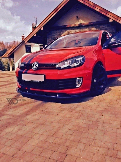 Front Ansatz für VW GOLF 6 GTI 35TH Carbon Look