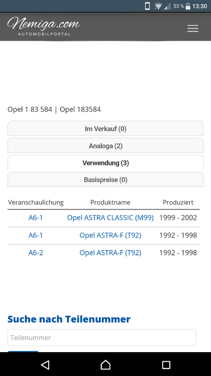 Opel Astra F Reparaturblech Rückleuchte hinten rechts neu original GM