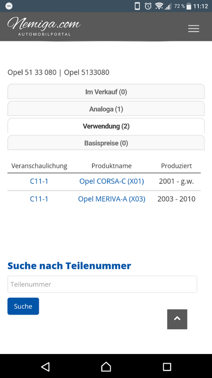 Corsa C Meriva A Zentralveriegelung Motor hinten rechts neu