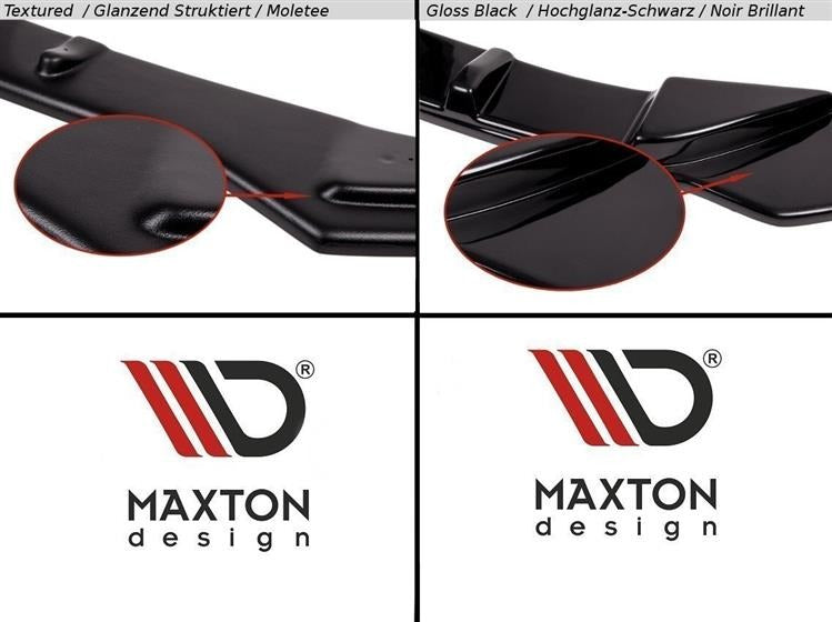 Spoiler CAP für VW SCIROCCO STANDARD schwarz Hochglanz