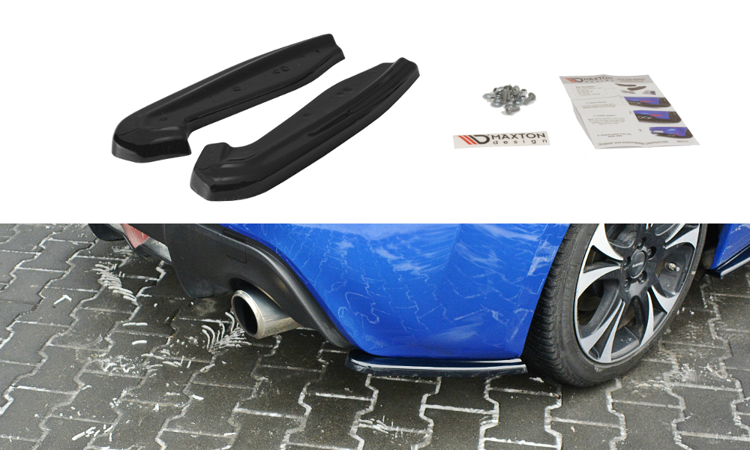 Heck Ansatz Flaps Diffusor V.1 für SUBARU BRZ FACELIFT  Carbon Look