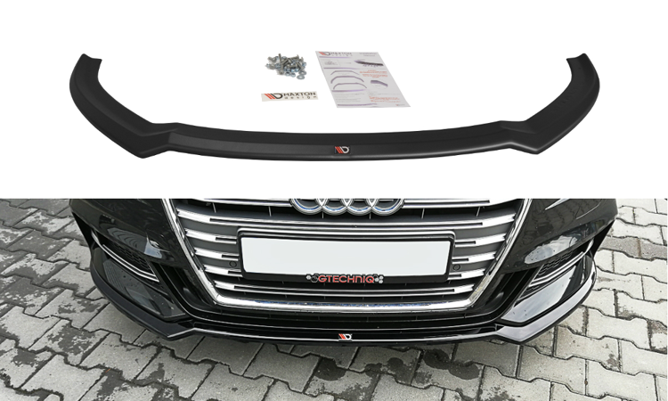 Front Ansatz V.2 für Audi S3 / A3 S-Line 8V FL Limousine Carbon Look