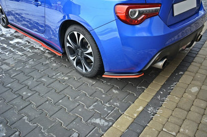 Heck Ansatz Flaps Diffusor V.2 für SUBARU BRZ FACELIFT  Carbon Look