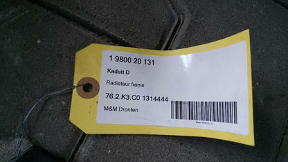 Kadett d Lüfter Abdeckung Luftrichter Neu Original