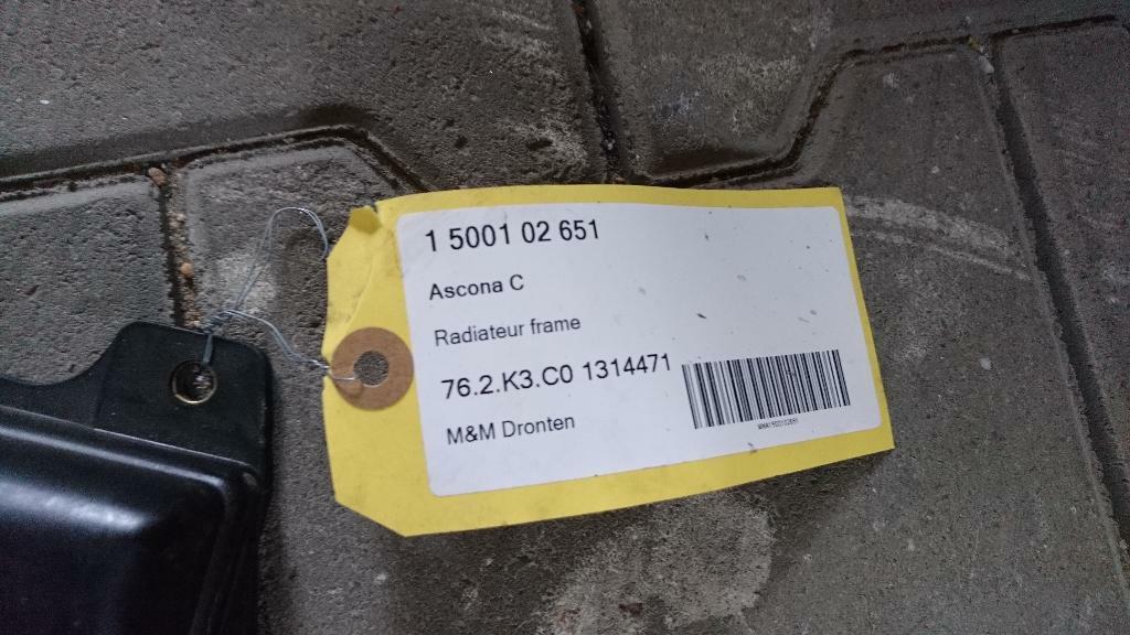 Ascona c Lüfter Abdeckung Luftrichter neu original gm 90190784