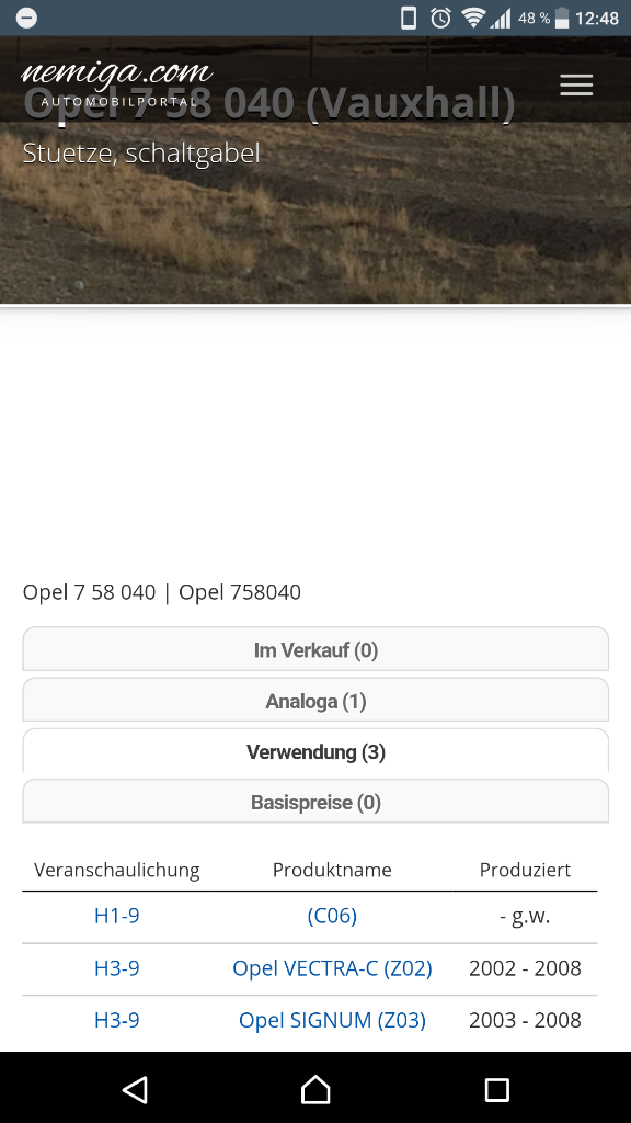 Vectra C Signum Schaltgabelstütze Schaltung neu original GM