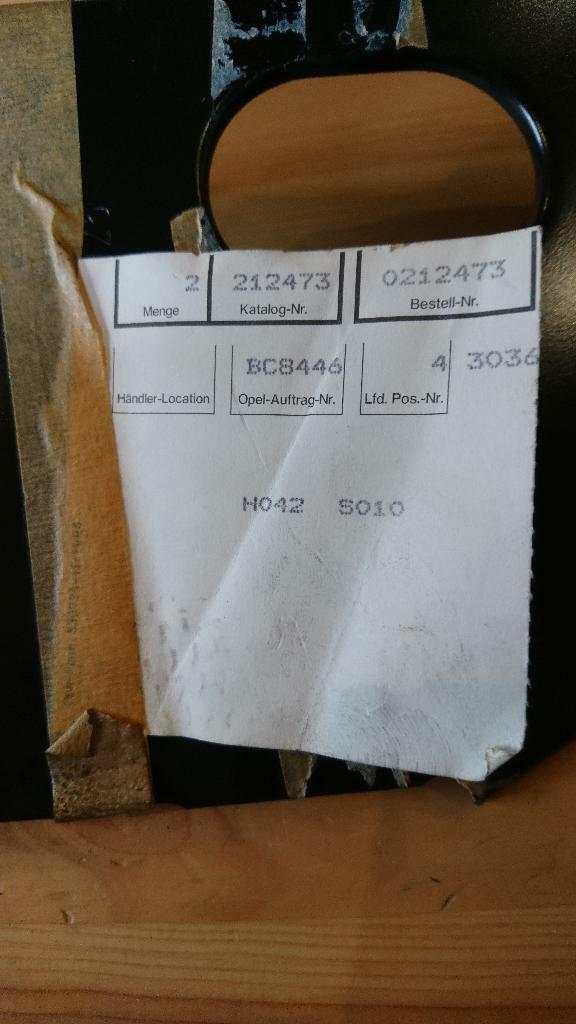 Opel Astra F Reparaturblech vorne unten links neu original GM