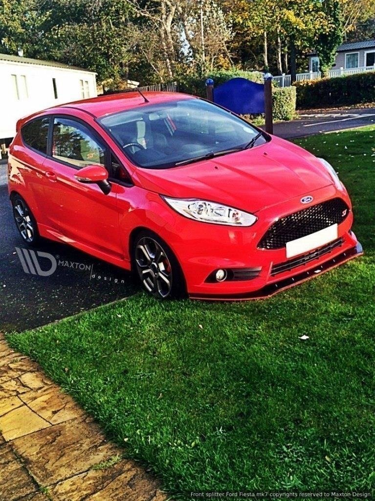 Front Ansatz für FIESTA MK7 ST Facelift 2013-2016 schwarz matt