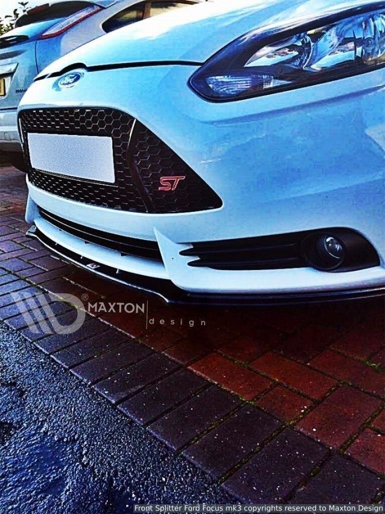 Front Ansatz V.1 für Ford Focus ST Mk3 schwarz matt