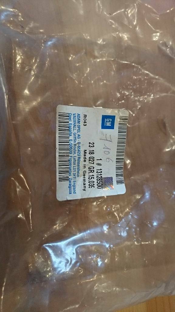Astra g Zafira a Mittelarmlehne Polster Leder neu original GM