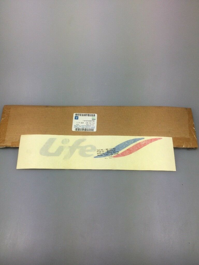 Original Opel Corsa A Kadett E Schriftzug "Life" NEU