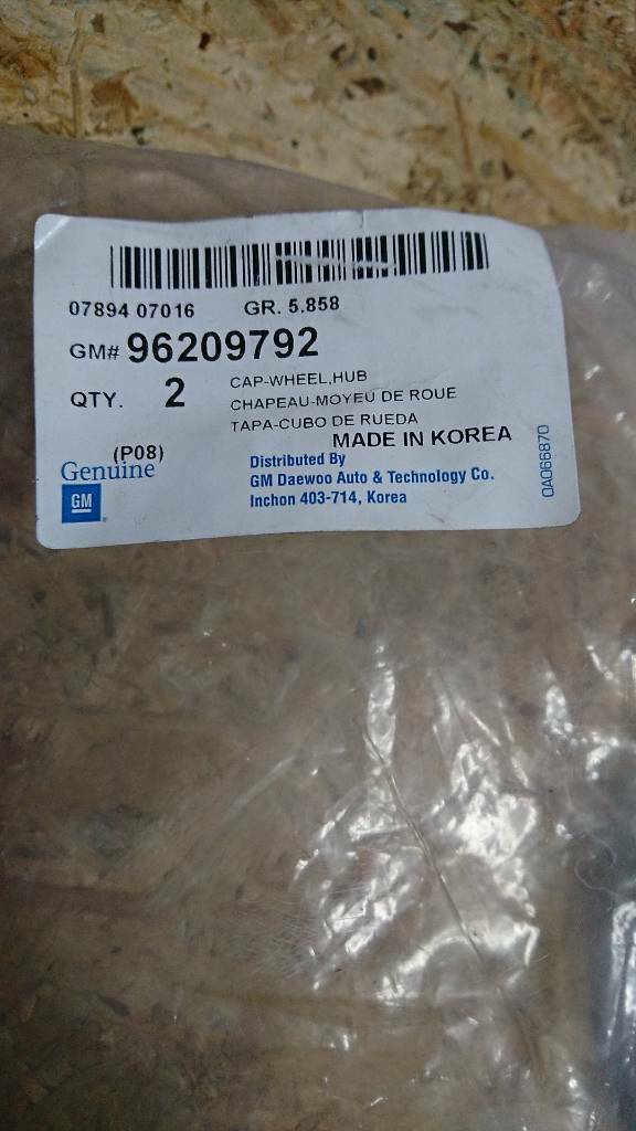 Daewoo Felgendeckel Nabenabdeckung neu GM