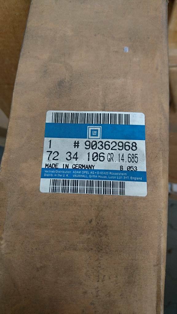 Vectra B Türverkleidung Türpappe vorne rechts neu original GM