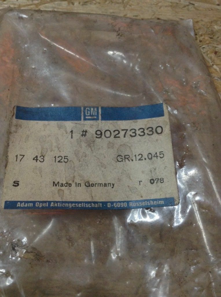 Opel Ascona C Aschenbecher Türe hinten blau neu Original GM
