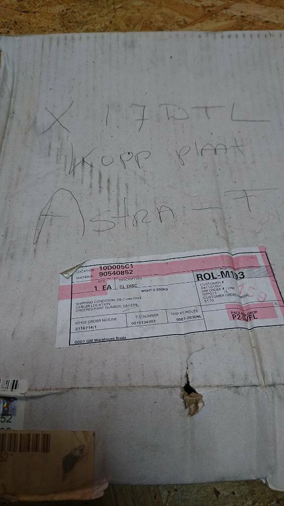 Astra f Kupplungsscheibe neu original gm 90540852