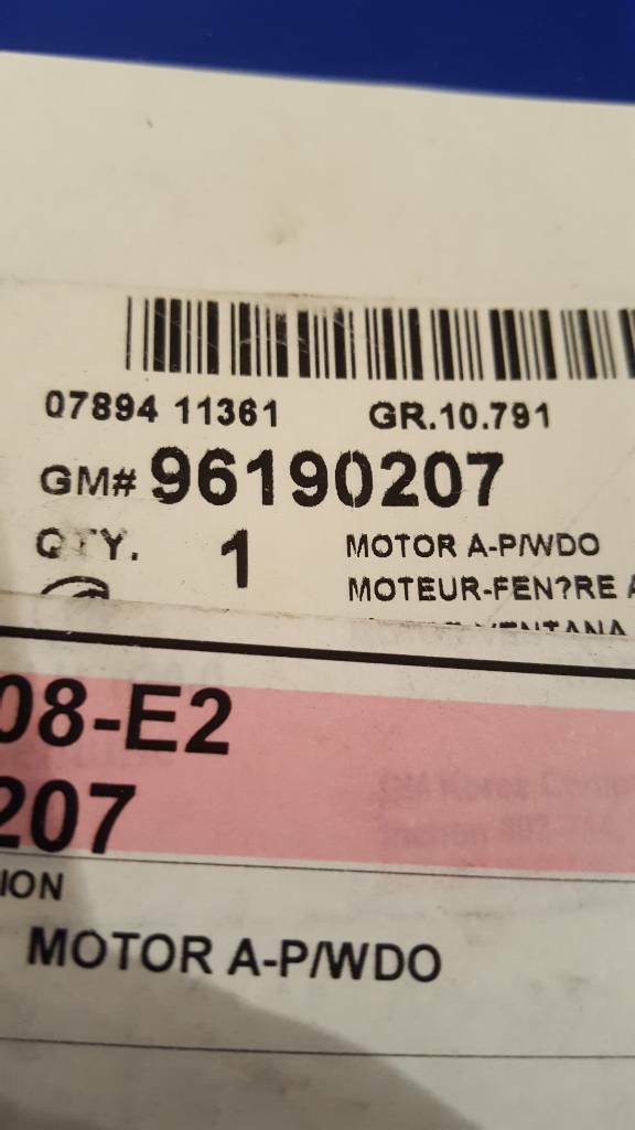 Daewoo Lanos Scheibenwischermotor neu original GM