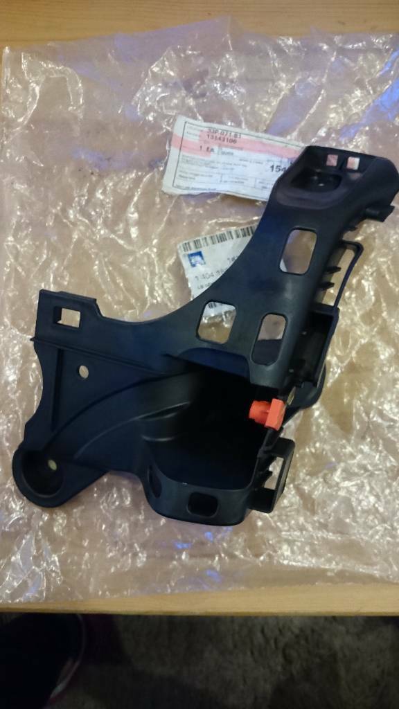 Astra H Führungsschiene Stoßstangenhalter hinten rechts original GM