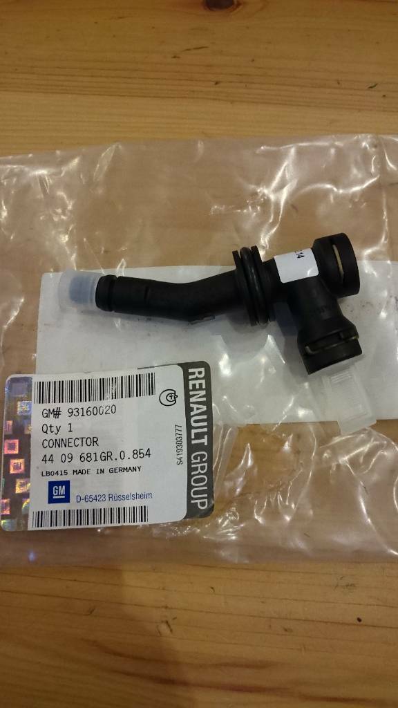 Opel Movano Vivaro Anschlussstutzen Hydraulikanschluss neu original GM
